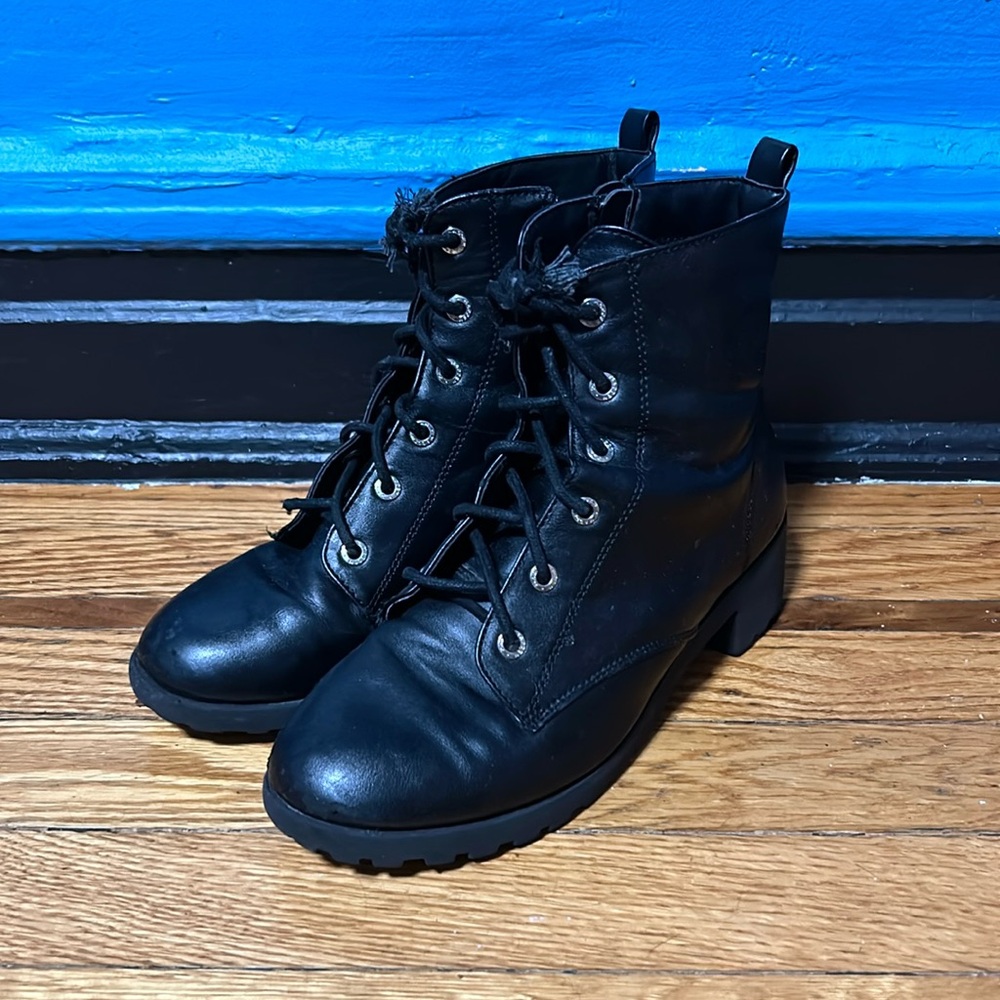 Black Leather Boots